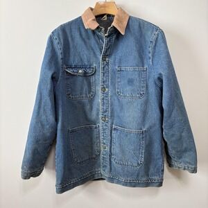 Pointer Brand Jacket Mens Large Denim Chore Field Ranch Blanket Lined USA Coat